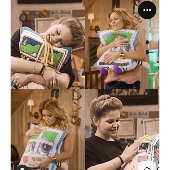 NOS Pillow People Sewing Pattern Panel Aso Alt Full House Punky & Big Footsteps - Picture 2 of 11